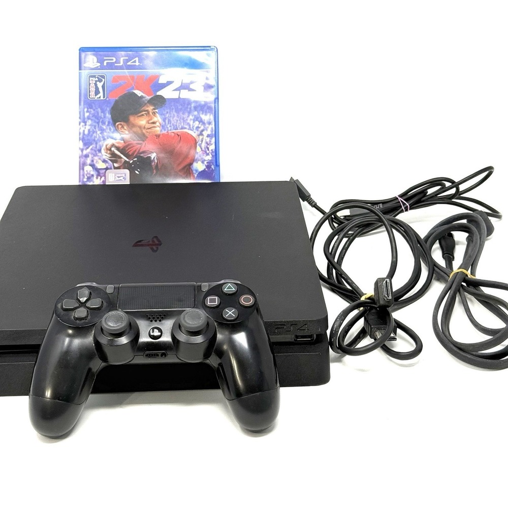 SONY CUH-2015A PLAYSTATION 4 PS4 SLIM 500GB Console With Cables Controller Game